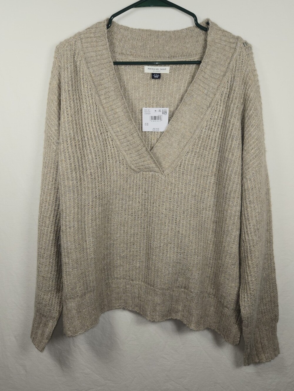 NWT American Eagle Outfitters Lounge V-Neck Knit Sweater
